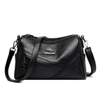 Nouveau sac à bandoulière en cuir souple de grande capacité