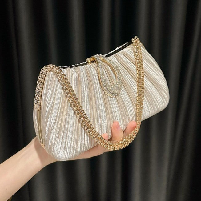 Sophisticated Satin Evening Bag