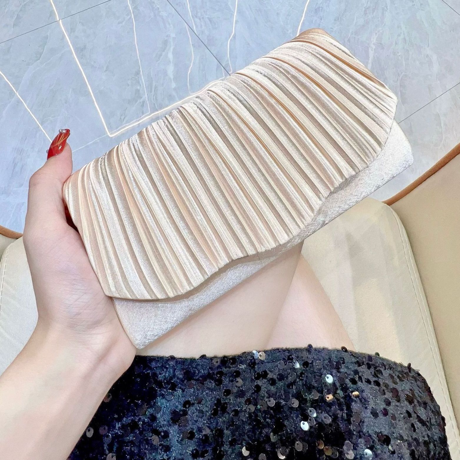 Luxury Satin Evening Clutch