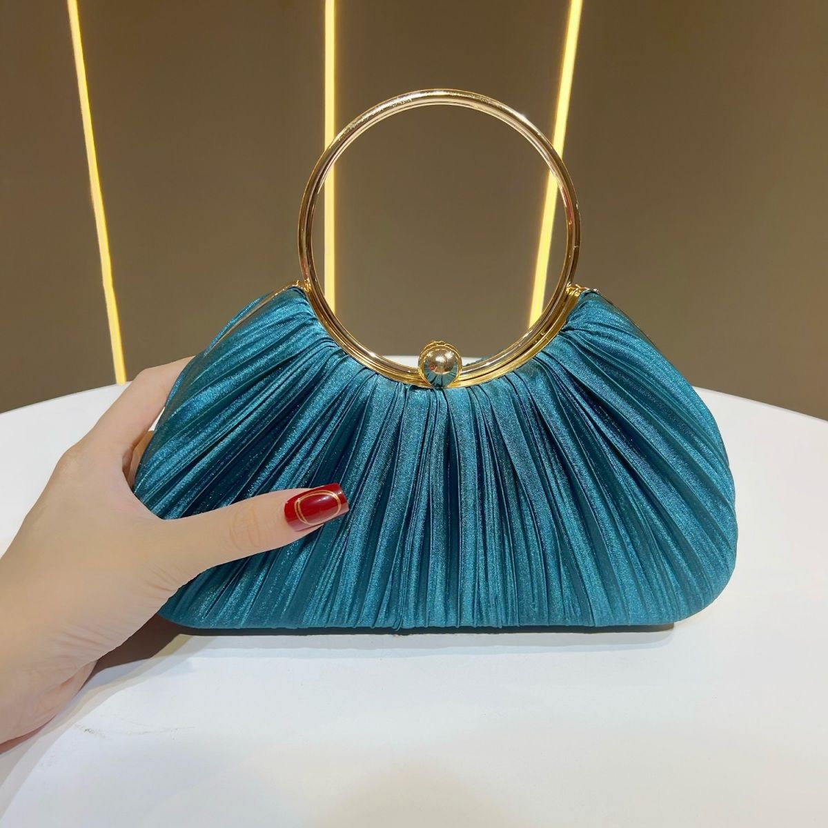 Luxury Satin Evening Clutch