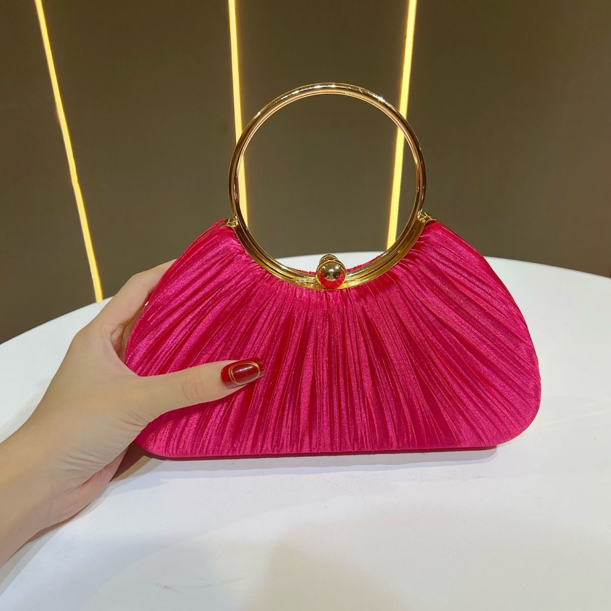 Luxury Satin Evening Clutch