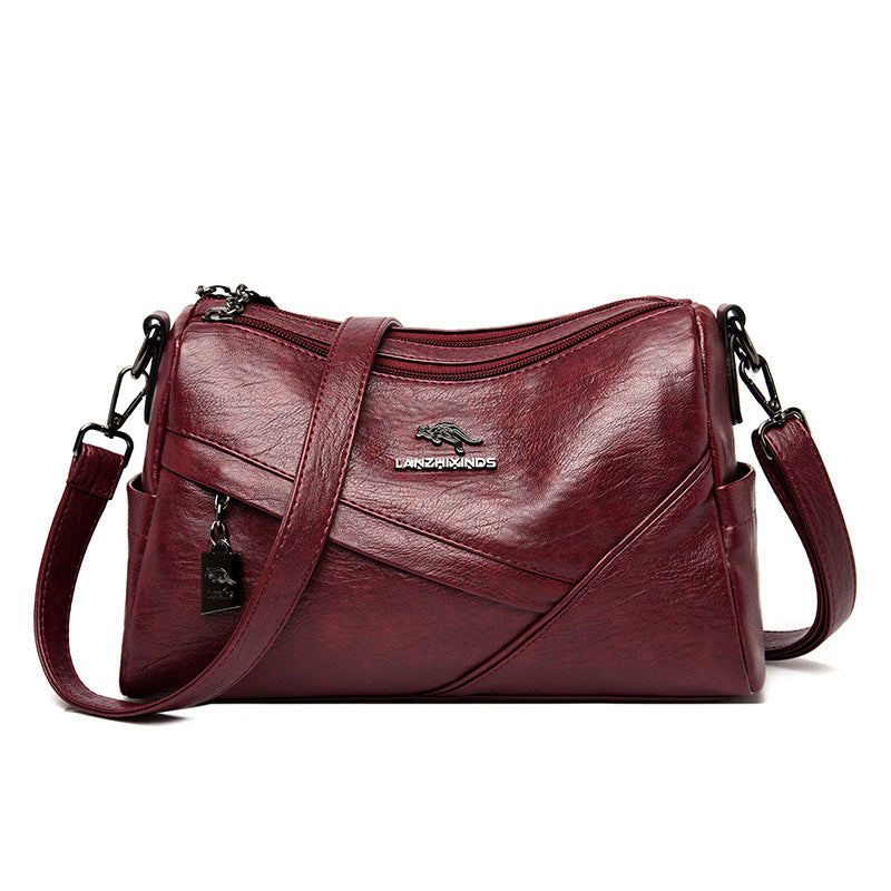 Soft Leather Shoulder Bag
