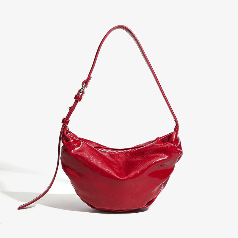 Fashion-Forward Rock Pleated Bag