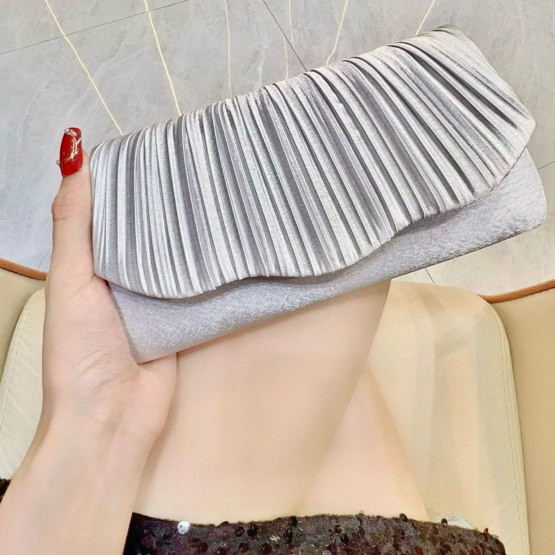Luxury Satin Evening Clutch