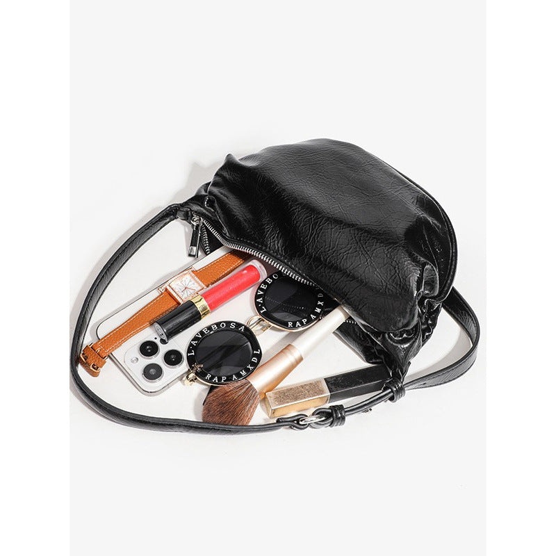 Fashion-Forward Rock Pleated Bag