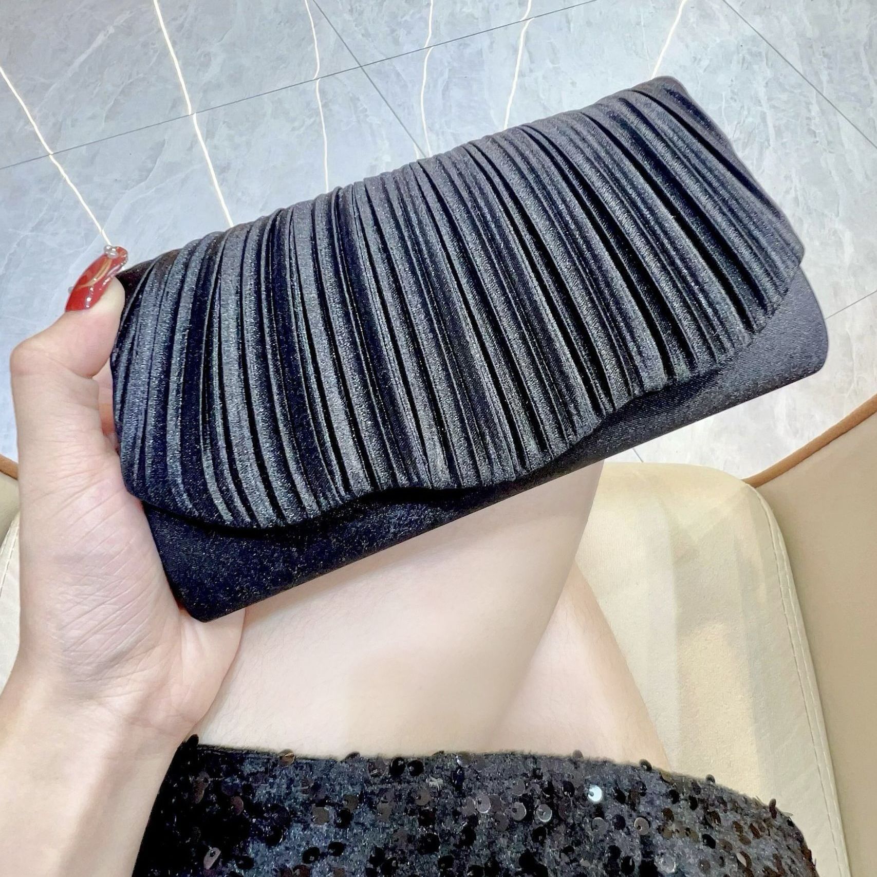 Luxury Satin Evening Clutch